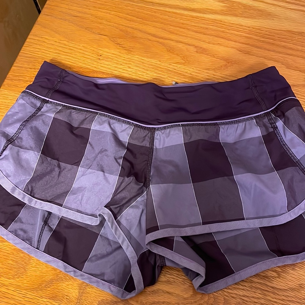 Lululemon Speed Shorts! Purple, like new